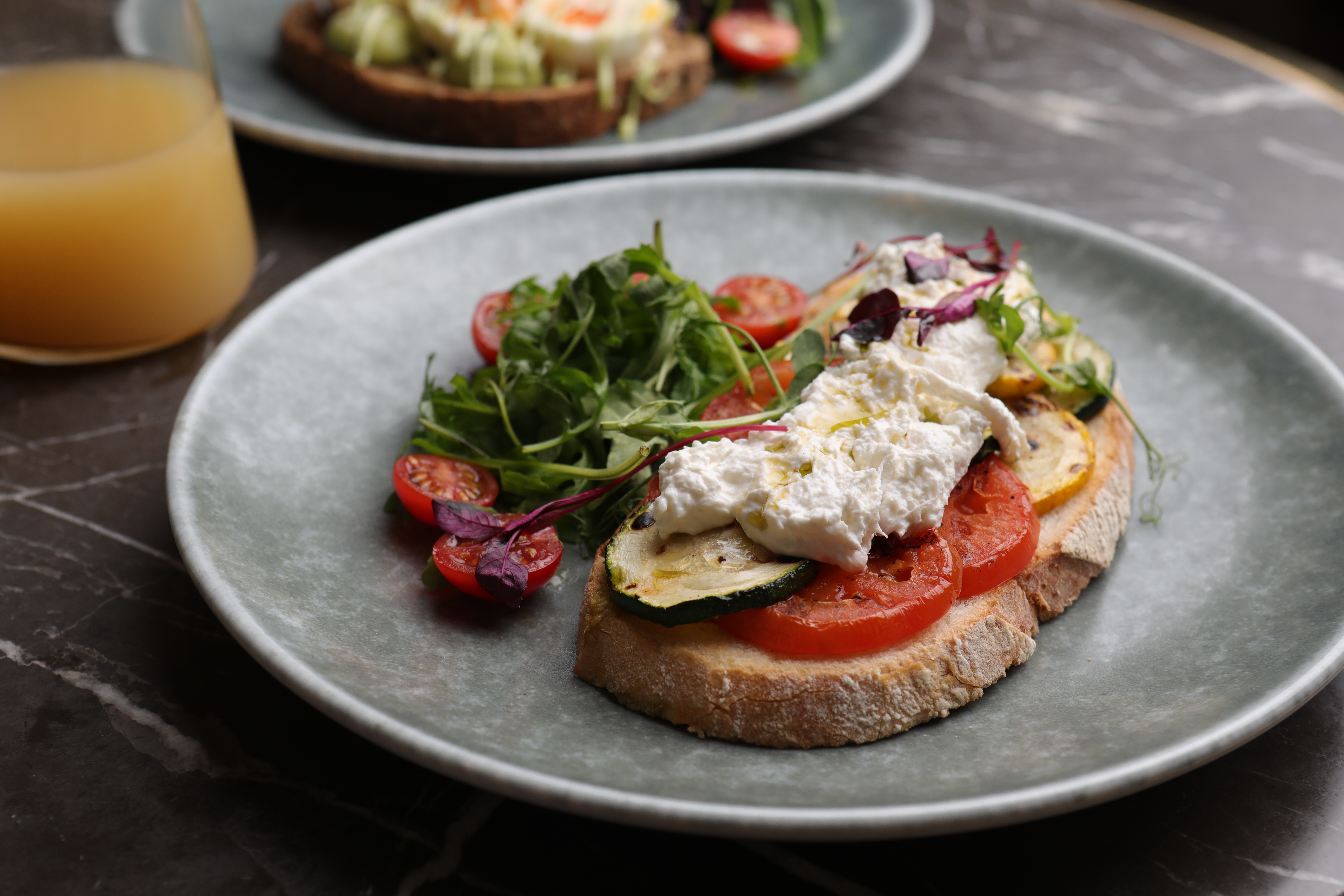 Grilled Vegetable & Burrata Sourdough