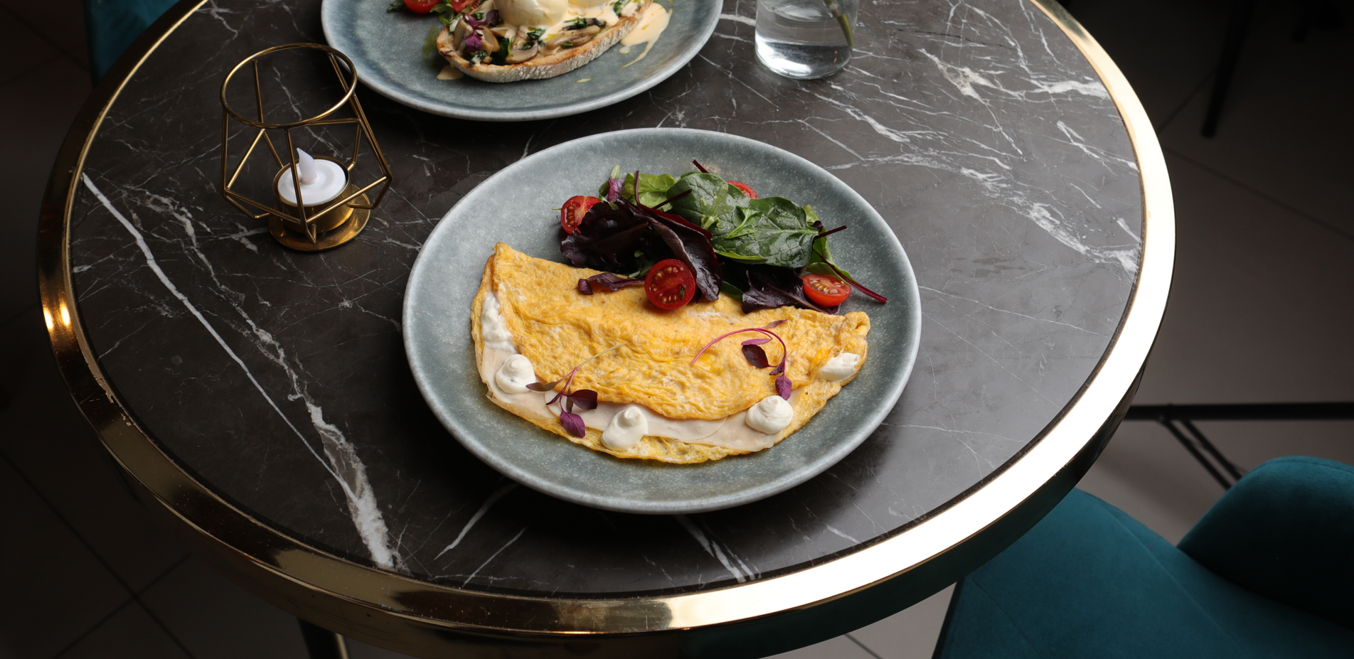 Savory Chicken Omelette