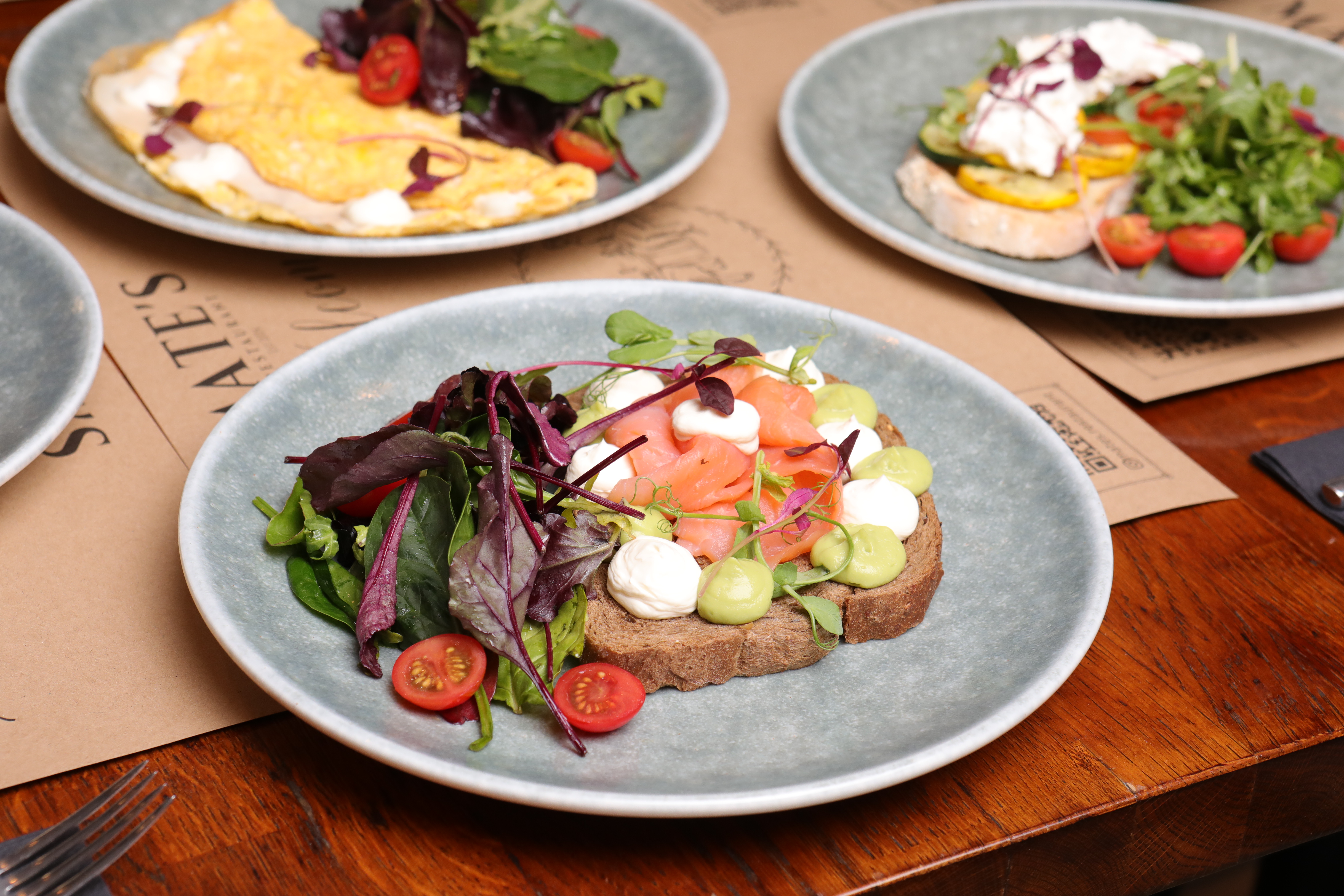 Smoked Salmon & Avocado Brunch